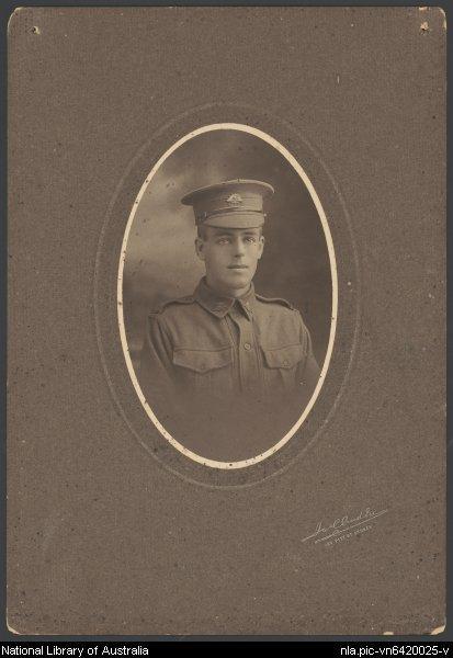 sepia portrait photo of a young soldier