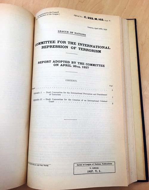 photo of a bound document