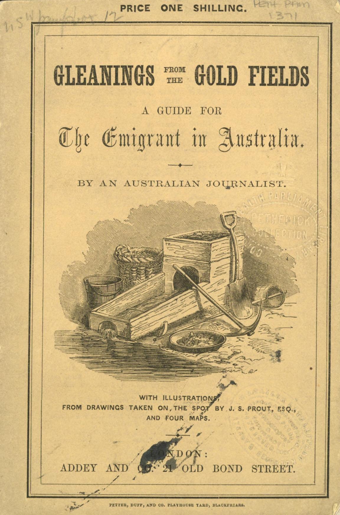 Cover of a pamphlet with illustrations 