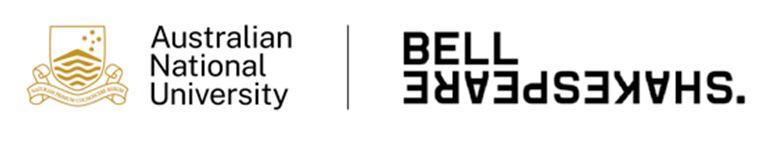 ANU and Bell Shakespeare logos