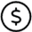 Price dollar sign icon