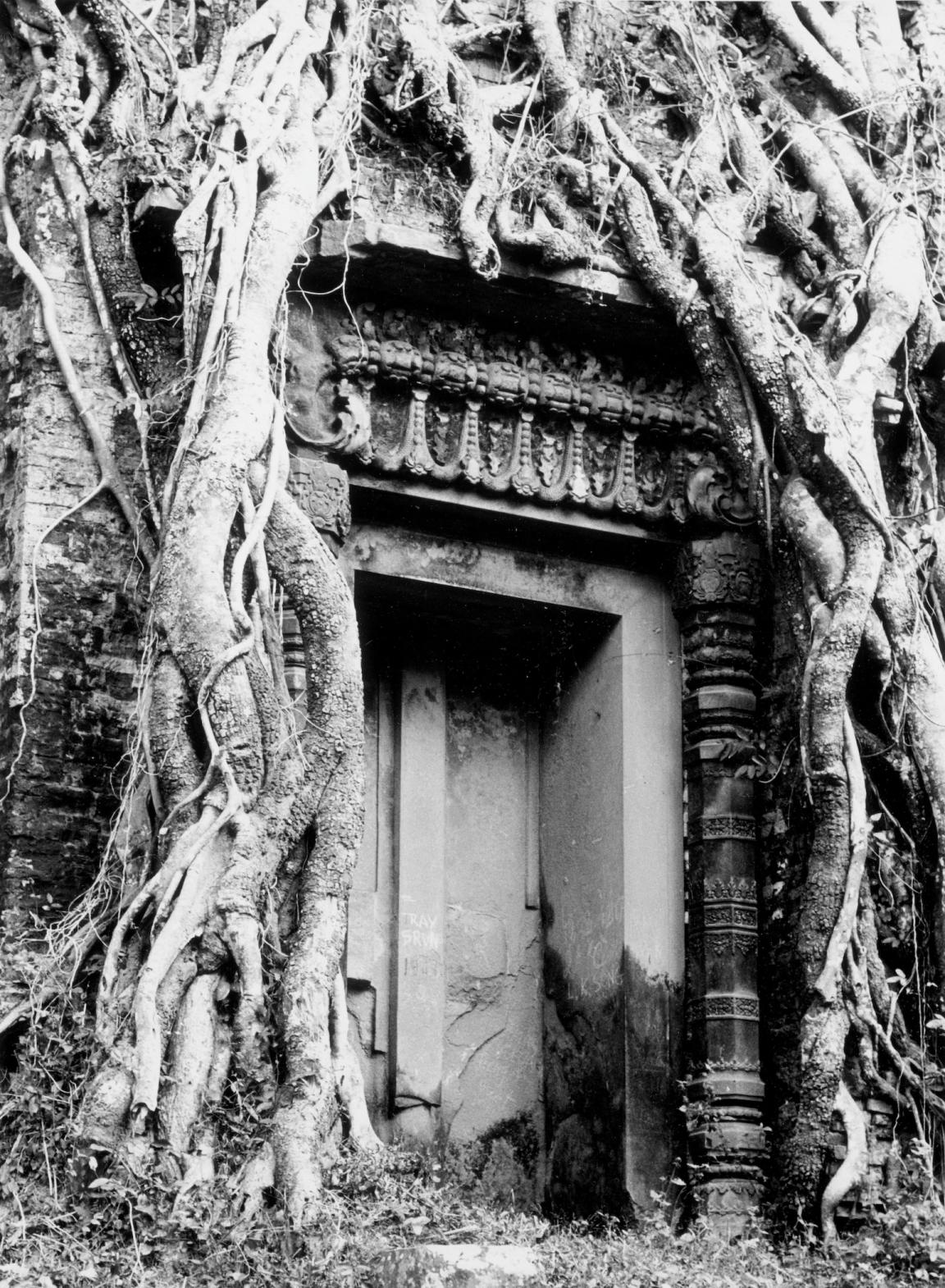 Sambor Prie Kuk, view of false door on western side of temple