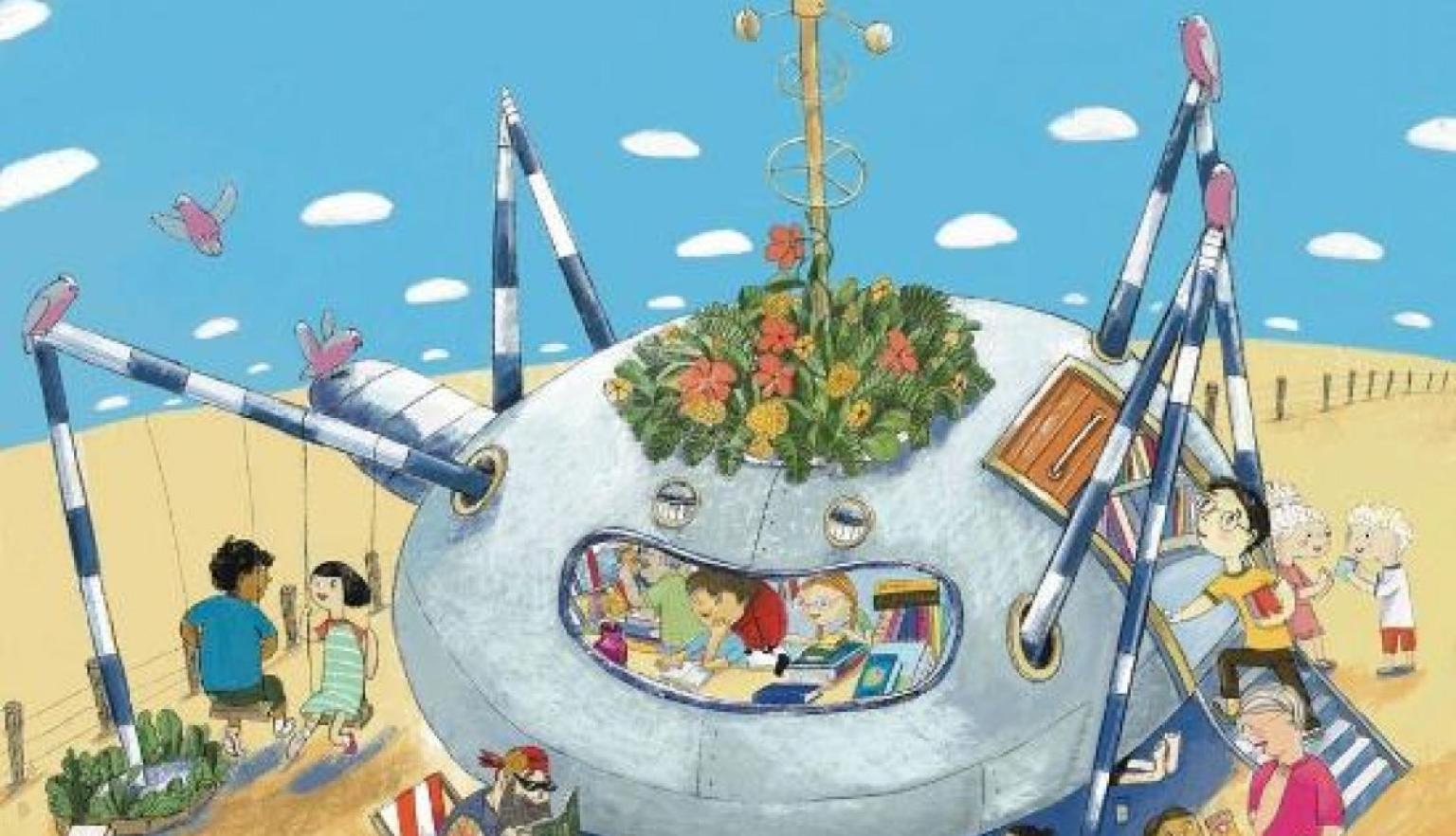 Book cover of The Great Book-Swapping Machine