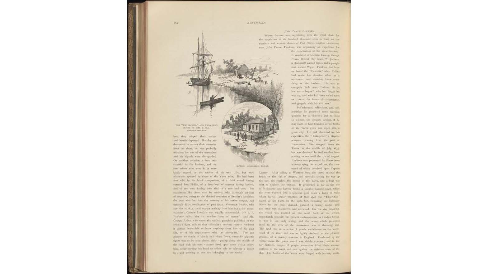 page from picturesque atlas