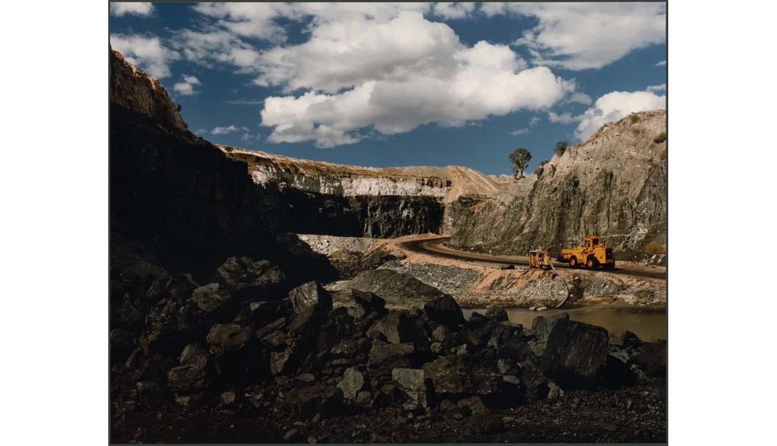 open coal mine