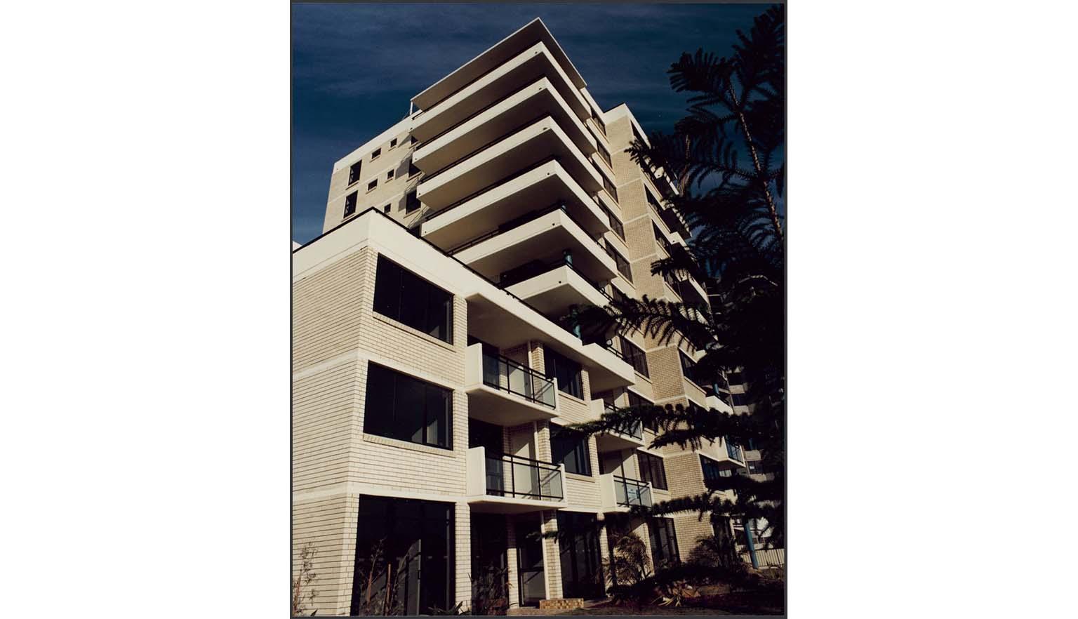 exterior of a block of flats