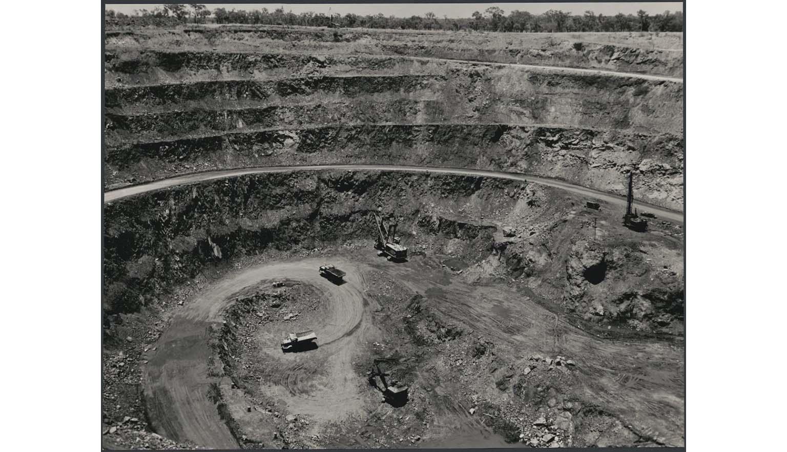 open uranium mine