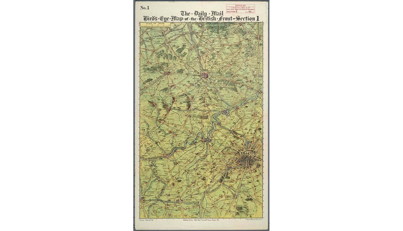 Map of France drawn pictorially.