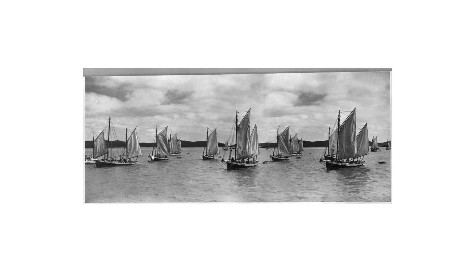 photo of pearling boats at Thursday Island