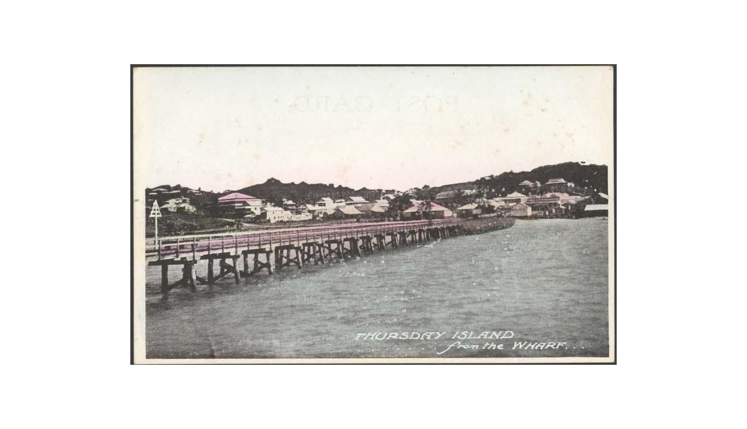 photo of Thursday Island taken from the wharf