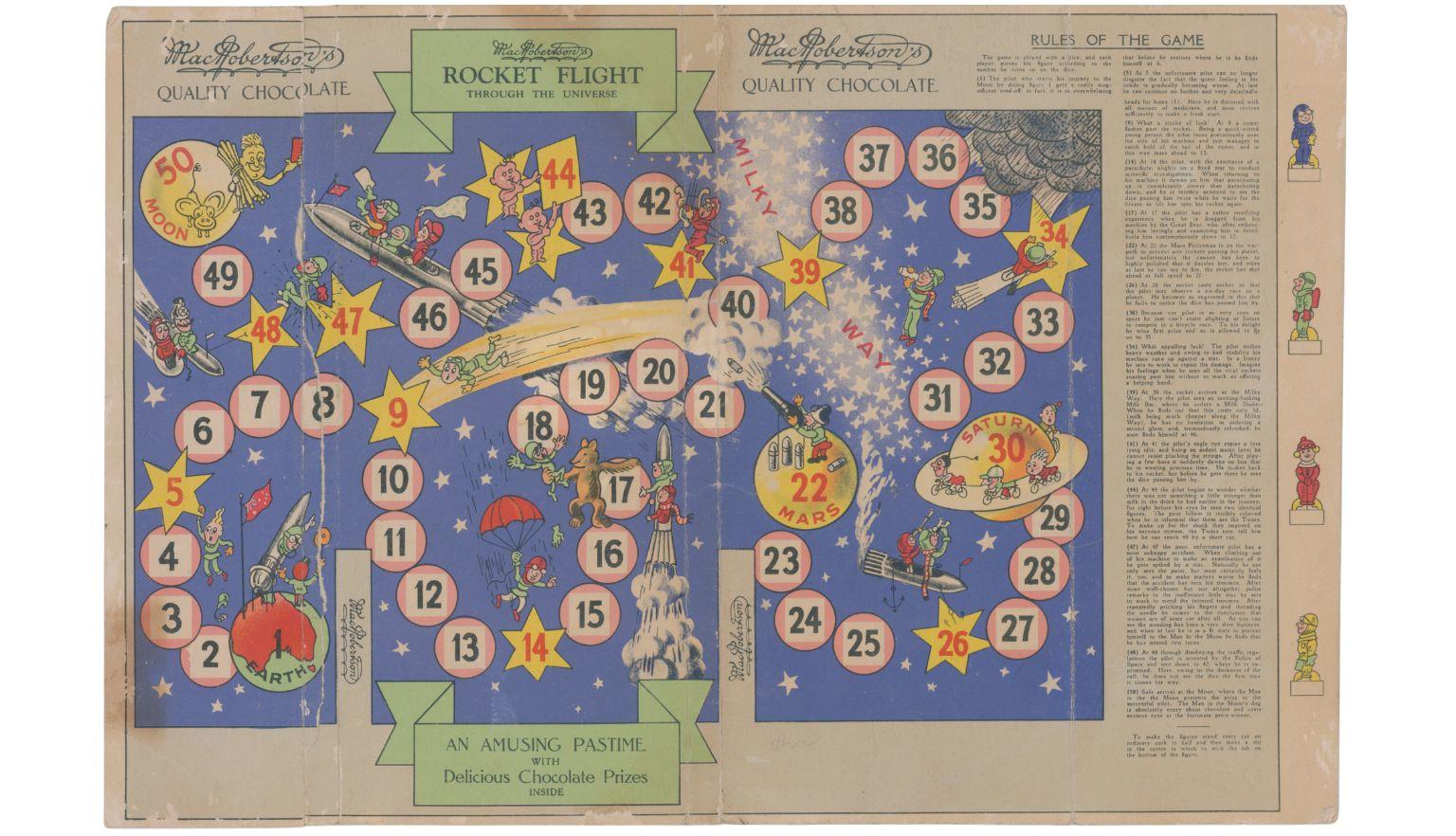  A cartoon boardgame set in the solar system.