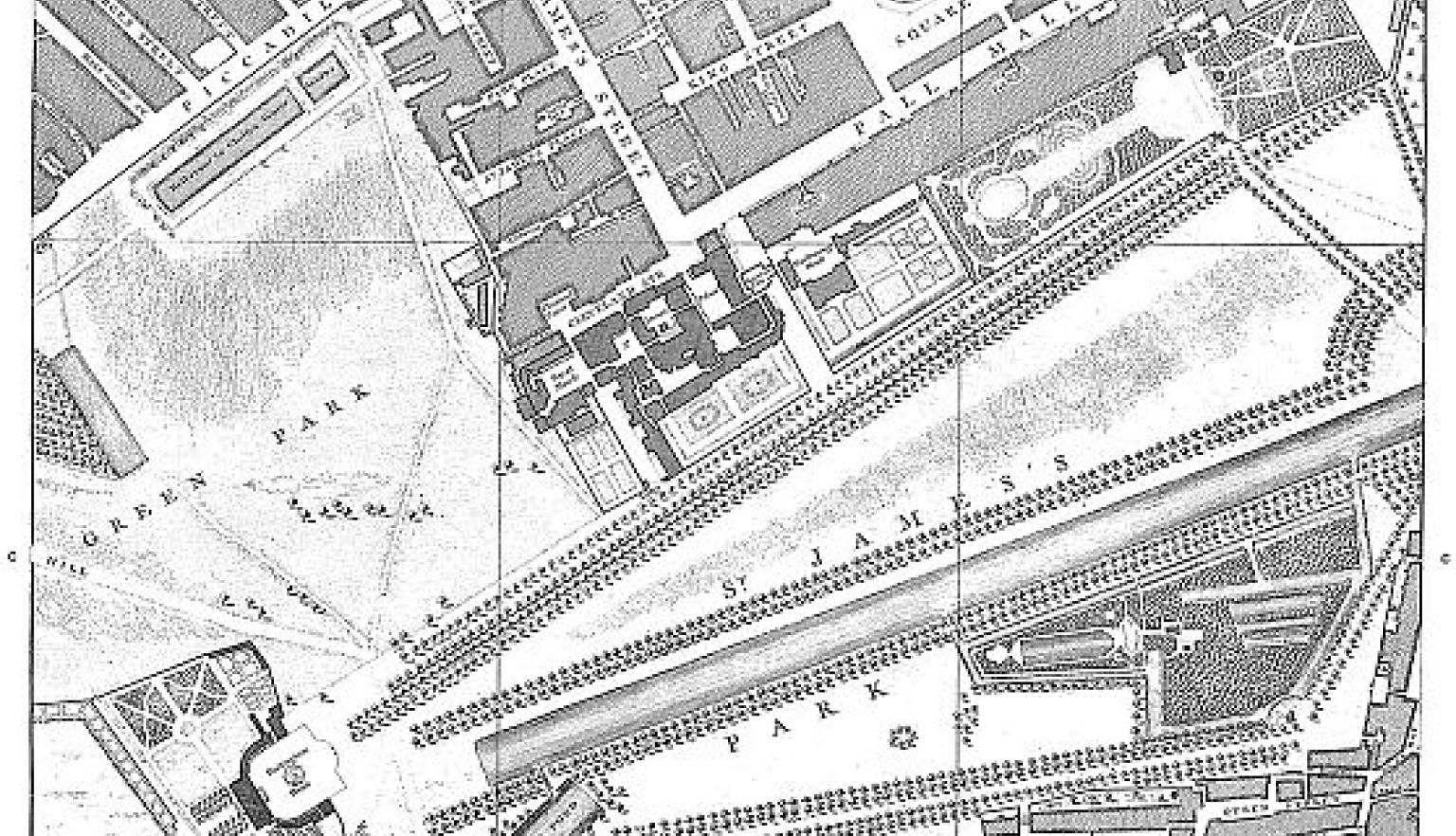 Detail from a map in The A to Z of Georgian London