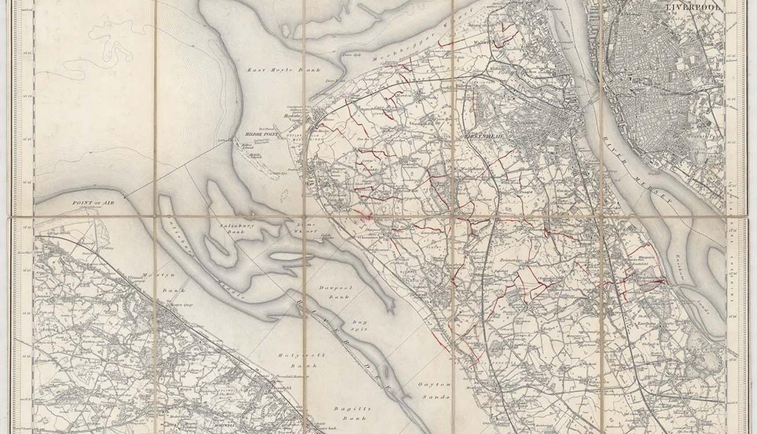 1864 map of England and Wales