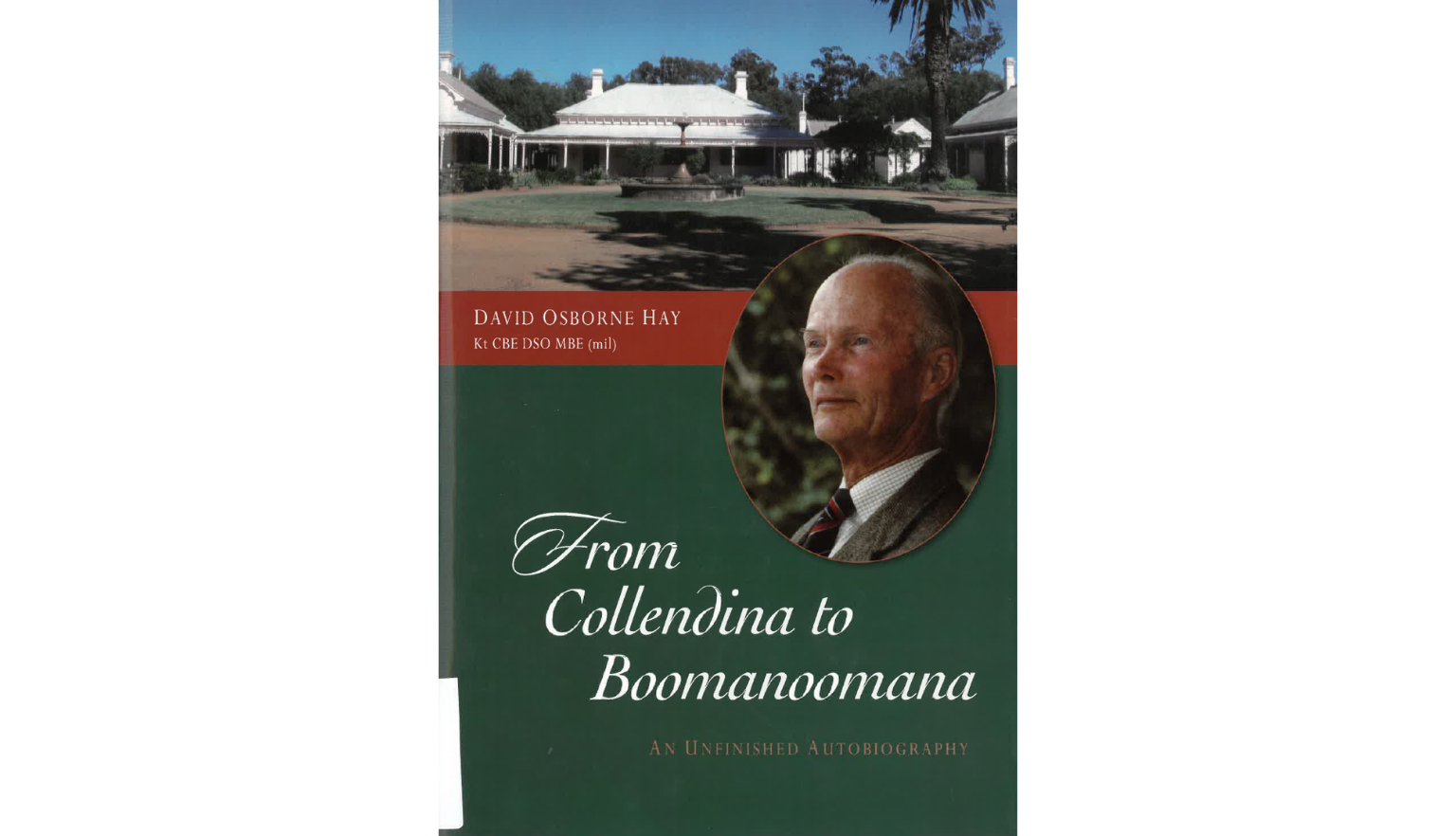 Cover of From Collendina to Boomanoomana written by Sir David Hay