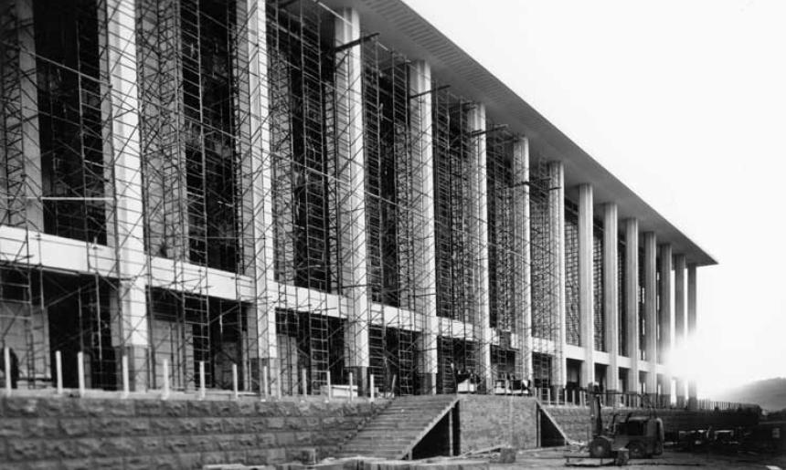 National Library building under construction