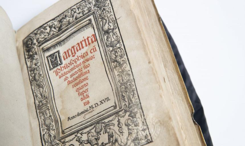 Title page of the Margarita Philosophica 1517