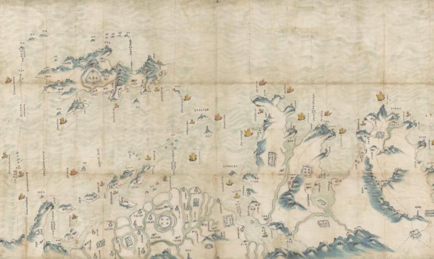 Manuscript map of Guangdong