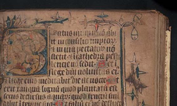 A detail of an old handwritten document