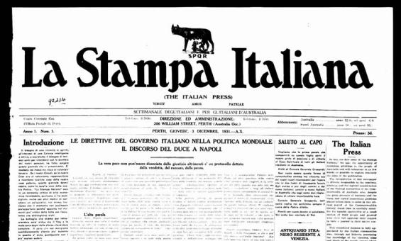 A page from La Stampa Italiana (or The Italian Press) newspaper.