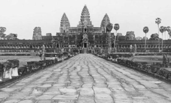 Angkor Wat, view of main temple from western side