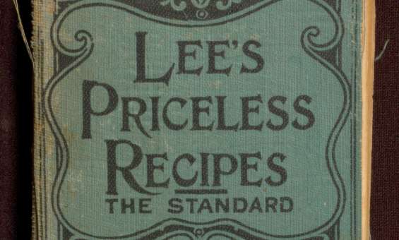 Book cover for 'Lee’s Priceless Recipes'