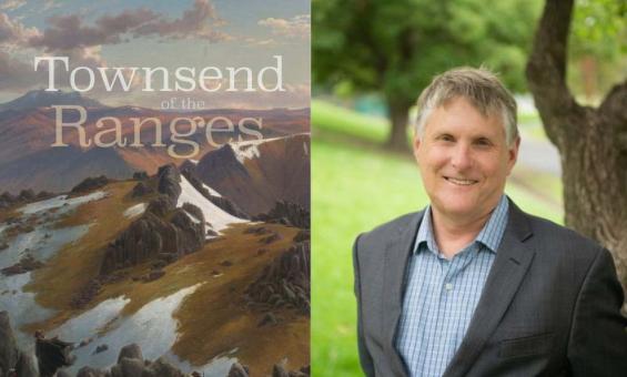 Townsend of the Ranges book on the left and author Peter Crowley on the right