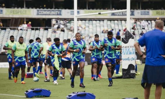 Fijian Drua vs ACT Brumbies Super Rugby Pacific match, GIO Stadium Canberra, Bruce, Australian Capital Territory, 26 February 2022