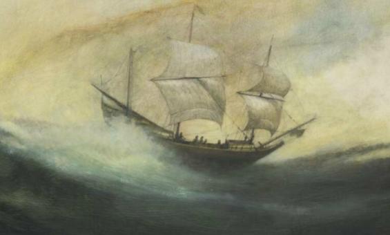 Painting of the ship 'Duyfken'