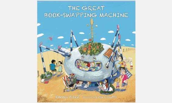Cover of the book 'The Great Book-Swapping Machine'