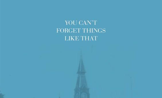 You can't forget things like that