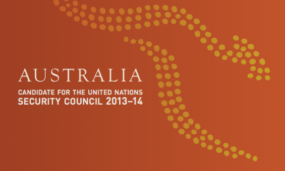 cover of book 'Australia : candidate for the United Nations Security Council 2013-14'