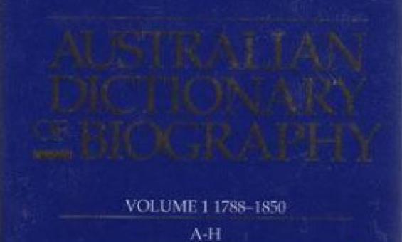 cover of book 'Australian Dictionary of Biography'