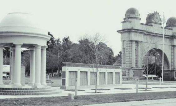 A war memorial