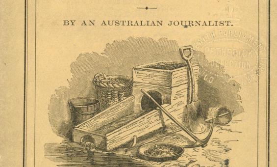 Cover of a pamphlet with illustrations 