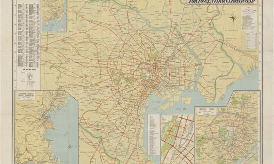 Tokyo and environs road map