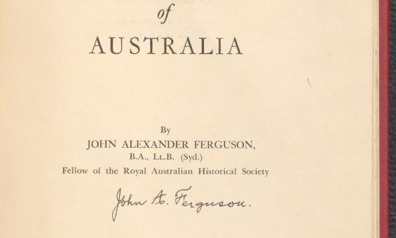 Title page of book