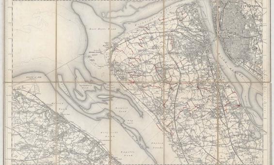 1864 map of England and Wales